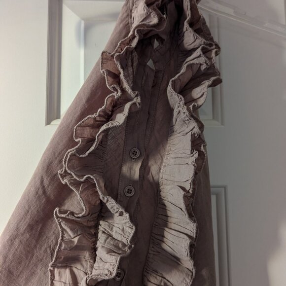 Compania Italiana Linen Halter Blouse - Picture 10 of 13